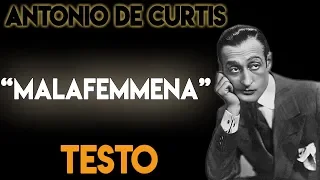 Malafemmena TESTO ᴴᴰ lyrics - Totò (Antonio De Curtis) - Roberto Murolo