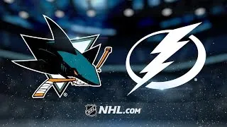 Sharks score twice in 3rd, beat Lightning 4-2