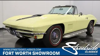 1967 Chevrolet Corvette Convertible for sale | 4702 DFW