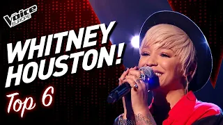 Most BEAUTIFUL Covers of WHITNEY HOUSTON on The Voice! | TOP 6