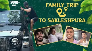 Family trip to sakleshpura Vlog | Mahindra Thar 🚗 | Samsameer_insta