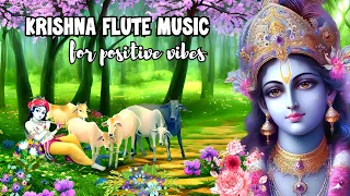 KRISHNA FLUTE MEDITATION MUSIC FOR POSITIVE ENERGY | RELAXING MUSIC ,MORNING FLUTE,INDIAN FLUTE*381