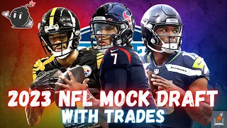 2023 NFL Mock Draft with TRADES (COLLAB) | Eagles move up, Steelers grab Jordan Addison?!