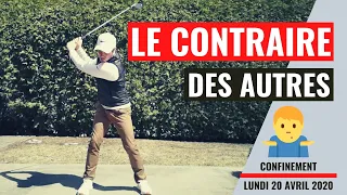 Le contraire de ce qu'on entend normalement au golf! #golferalamaison