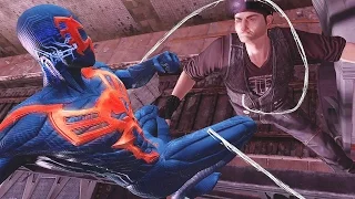 The Amazing Spider-Man 2 Spider-Man 2099 Combat & Russian Hideout Beatdown