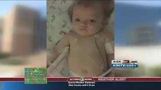 Baby Recovering After Receiving Brain Damage