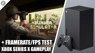 WW2 Bunker Simulator - Xbox Series X Gameplay + FPS Test