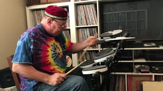 Tony Sandell drums to "St. Alphonzo's Pancake Breakfast" (Frank Zappa)