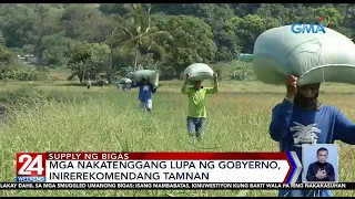 Mga nakatenggang lupa ng gobyerno, inirerekomendang tamnan | 24 Oras Weekend