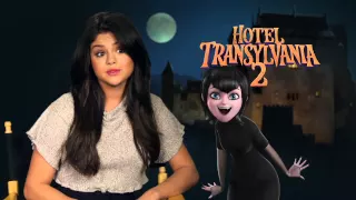 Hotel Transylvania 2: Selena Gomez "Mavis" Behind the Scenes Movie Interview | ScreenSlam