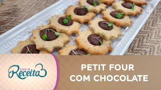 Aprenda a fazer um Petit Four de castanhas com chocolate