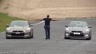 1200hp Nissan GT-R vs 800hp GT-R vs 730hp Audi RS6 Drag Race