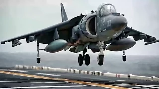 Marine Corps Harriers • Shipboard Takeoffs & Landings