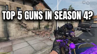 Searching top 5 best guns in CODM Season 4 |  COD mobile live