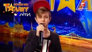 Boy singing Pink «Just Give Me A Reason» on Ukraine's Got Talent.