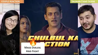 Couple Reaction on Salman Khan Dabangg 3 Fight Scene | Chulbul P. Pandey