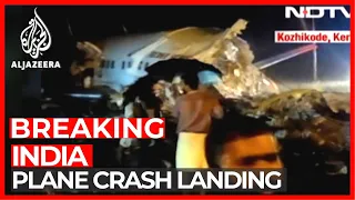 Air India plane crash lands in southern India, several wounded