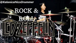 Led Zeppelin ~ Rock and Roll - John Bonham // Drum cover by Kalonica Nicx