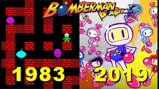 Evolution of bomberman games  1983-2019