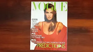 1988 July ASMR Magazine Flip Through: British Vogue w Cindy Crawford