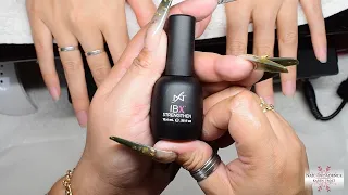 IBX Treatment for Damaged Nails | Nude Gel Mani | Full Process Start to Finish | Including Nail Prep