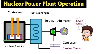 nuclear power plant | nuclear power plant working | in hindi | animation | nuclear reactor | layout