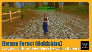 Kira Songshine (Traveling Baker) WoW | Elwynn Forest (Goldshire) | World of Warcraft Retail