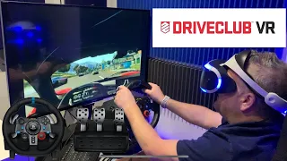 Driveclub VR - PSVR PS4 - Logitech G29 Wheel & Pedals - Virtual Reality 360 - 4K