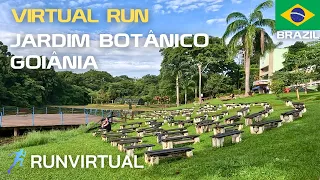 Virtual Run in Brazil: Nature and Multi-Terrain Scenery at Goiânia Botanical Garden