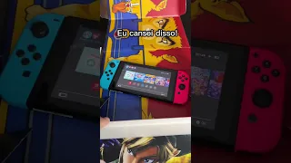 To de saco cheio do Nintendo Switch!