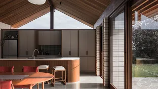 How the Existing Mid-Century Modern Home Inspires This Extension