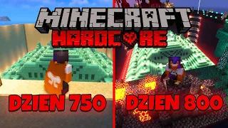 Przeżyłem 800 DNI na świecie Minecraft HARDCORE!