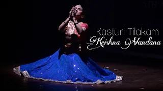 kasturi tilakam| krishna vandana|Kathak|By Amrita Mondal|sloka