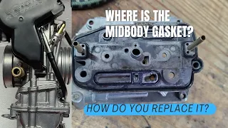 What is a mid body gasket and how to replace it on your 4 stroke carb!