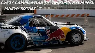 Tuned And Swapped Mazda Rotary Engines Compilation