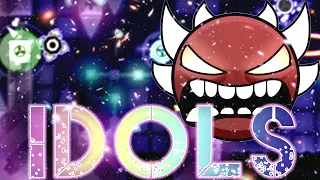 Geometry Dash - Idols (Extreme Demon) - by Zafkiel7 and More [180FPS Bypass]