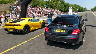 750HP Mercedes E63S AMG vs. Lamborghini Huracan LP610-4 vs. Porsche 992 Turbo S