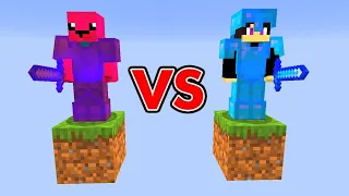 NOOB vs PRO: DE CSAK 1 BLOCK! - Minecraft
