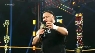 Pete Dunne,La Knight,Kyle OReilly they wants title match against SamoaJoe(full segment)NXT/24/8/2021