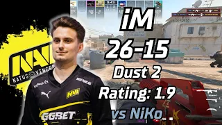 iM (26-15) vs NiKo (Dust2) | FACEIT | May 22, 2024 #cs2 #pov