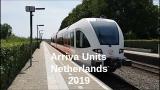 Arriva Trains Units in the Netherlands -  2019