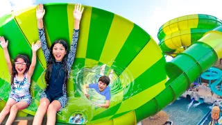 TURNING Our BACKYARD Into THE LARGEST WATERPARK In The WORLD!! **Kids Went Crazy** | Familia Diamond