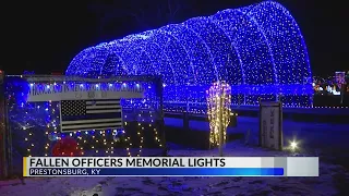Archer Park light display honors fallen officers