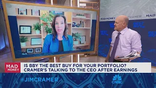 Best Buy CEO Corie Barry goes one-on-one with Jim Cramer