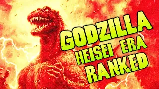 ALL GODZILLA HEISEI ERA FILMS RANKED! - Worst to Best