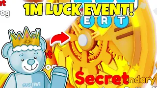 🍀 OMGGGGG 1 MILLION LUCK EVENT (Roblox Rank Simulator X)