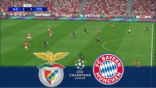 HIGHLIGHTS BENFICA v BAYERN MUNICH | UEFA Champions League 2021/22 | Realistic Gameplay