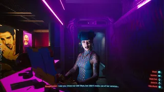 Cyberpunk 2077 Clearly the secret dialogue choice you wish you knew about on your first playthrough