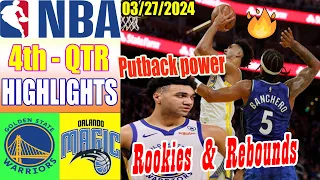 Warriors vs Magics Game Highlights 4th QTR Mar 27, 2024 | NBA Highlights 2024