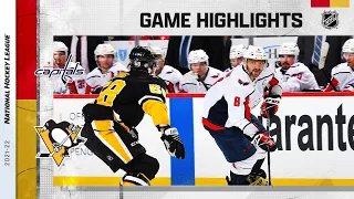 Capitals @ Penguins 4/9 | NHL Highlights 2022
